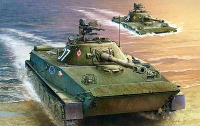 Плавающий танк ПТ-76