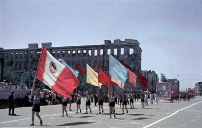 Парад физкультурников в мае 1945 Парад физкультурников в мае 1945